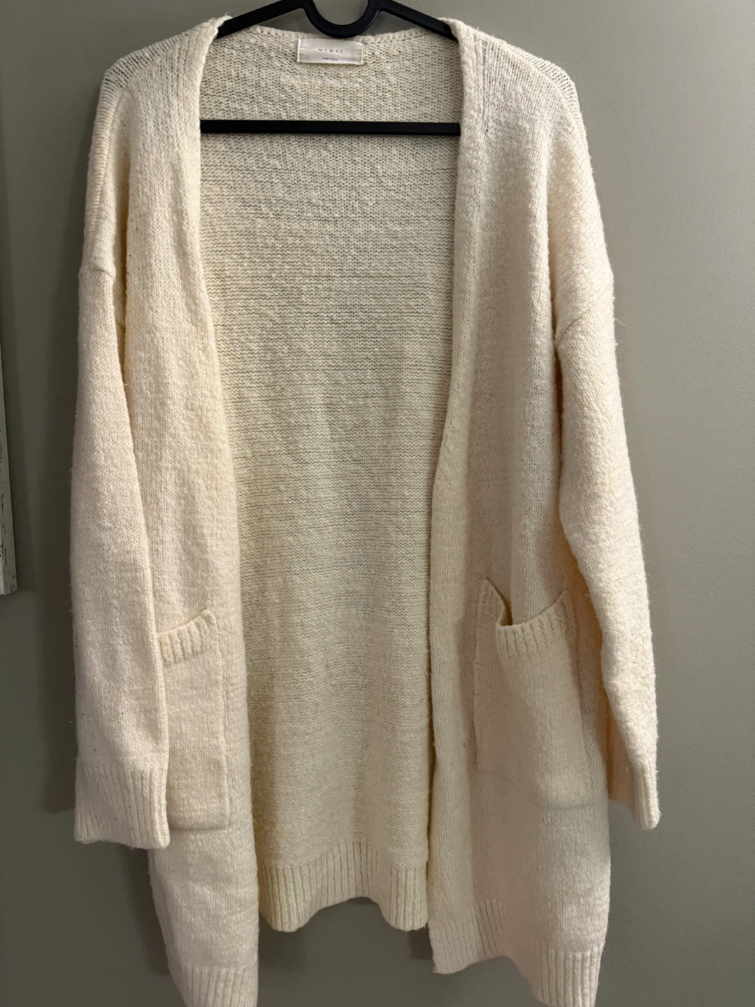 MYMYT Cream Knit Cardigan