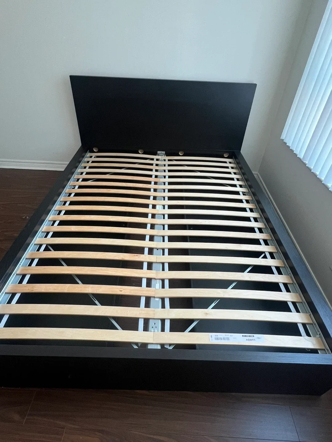 IKEA Malm Bed Frame with Mattress - Black image indicator(5)