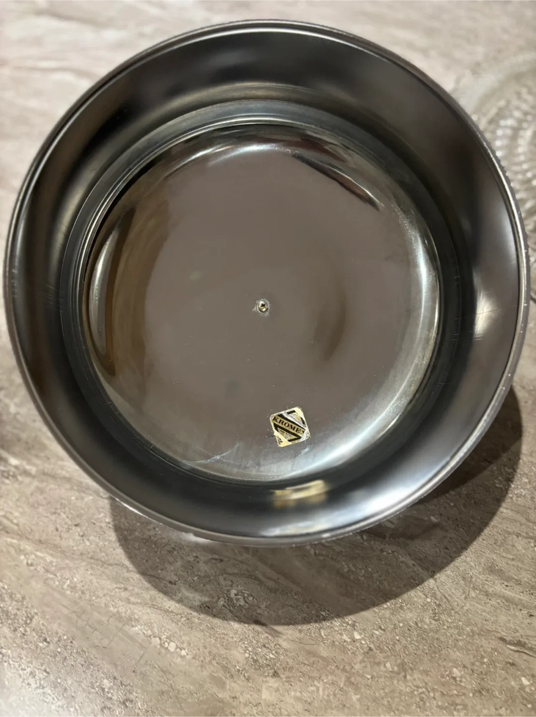 Vintage Silver Plated Serving Dish with Glass Plate image indicator(7)