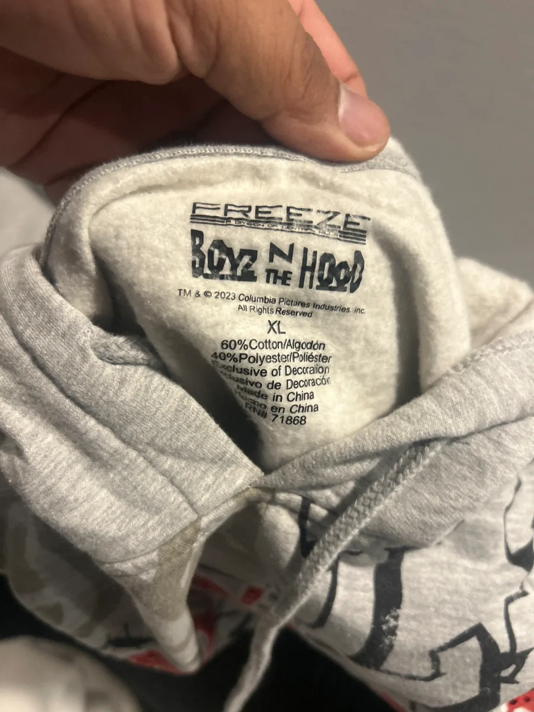 Freeze Boyz N The Hood Hoodie XL image indicator(3)