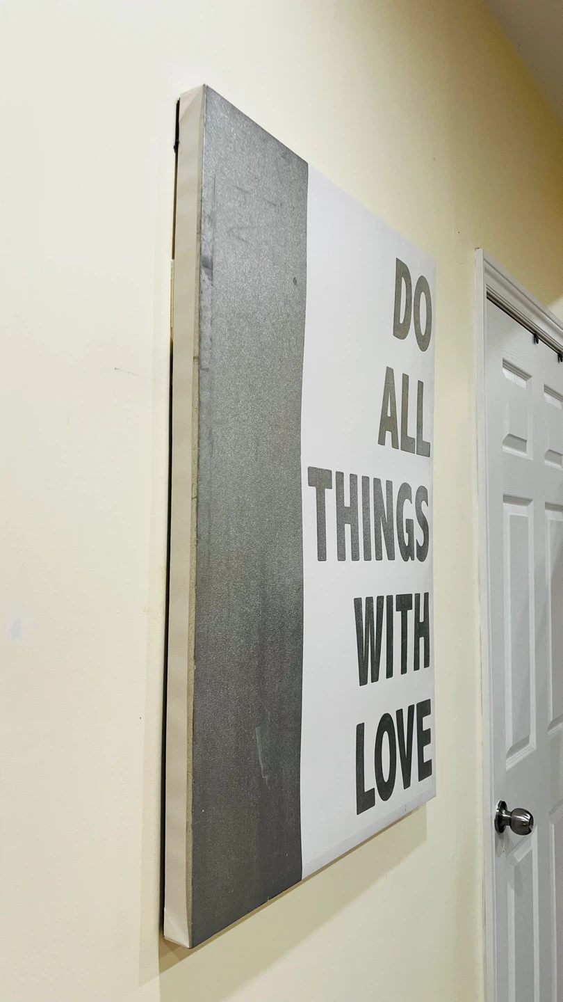 Wall Art - 'Do All Things With Love'
