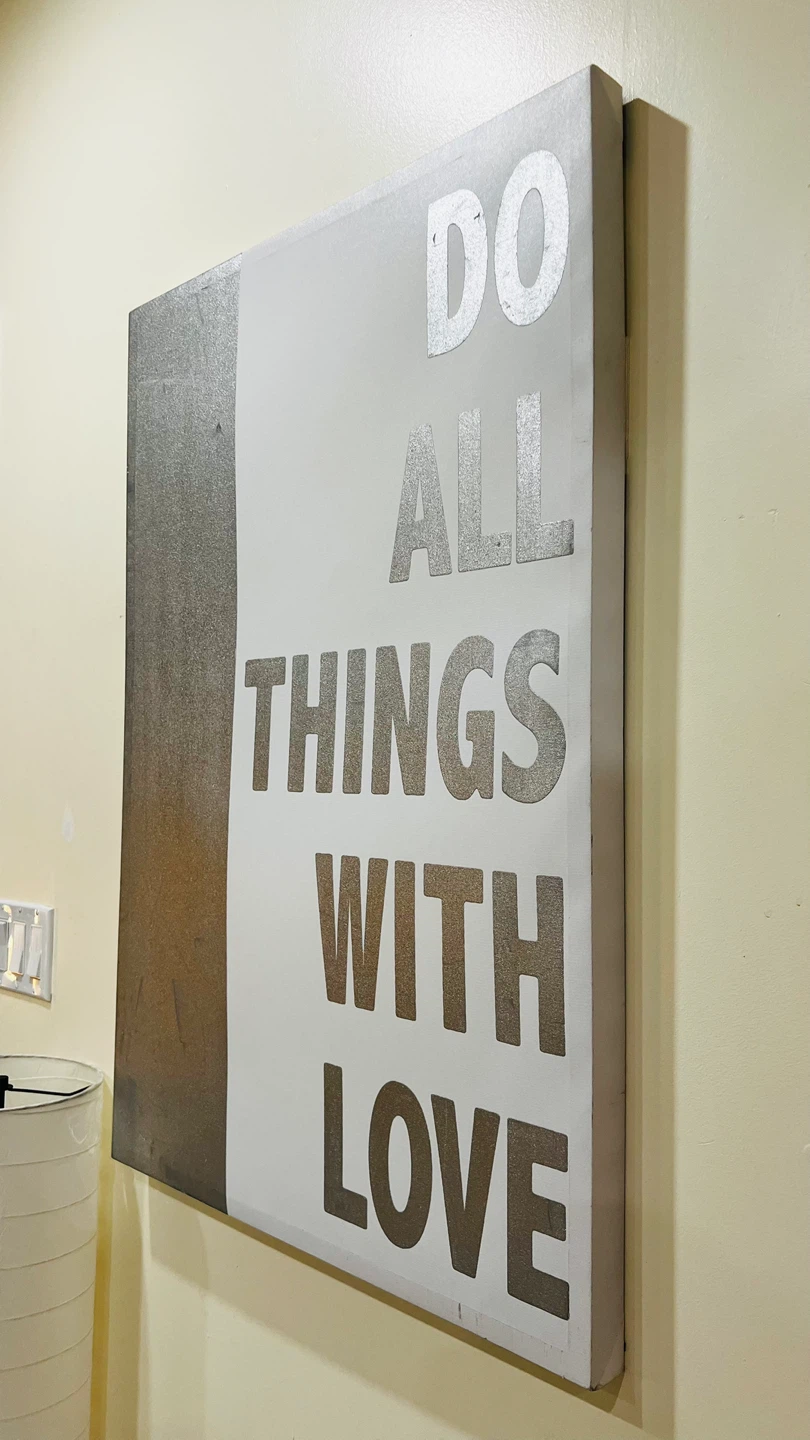 Wall Art - 'Do All Things With Love' - photo 2