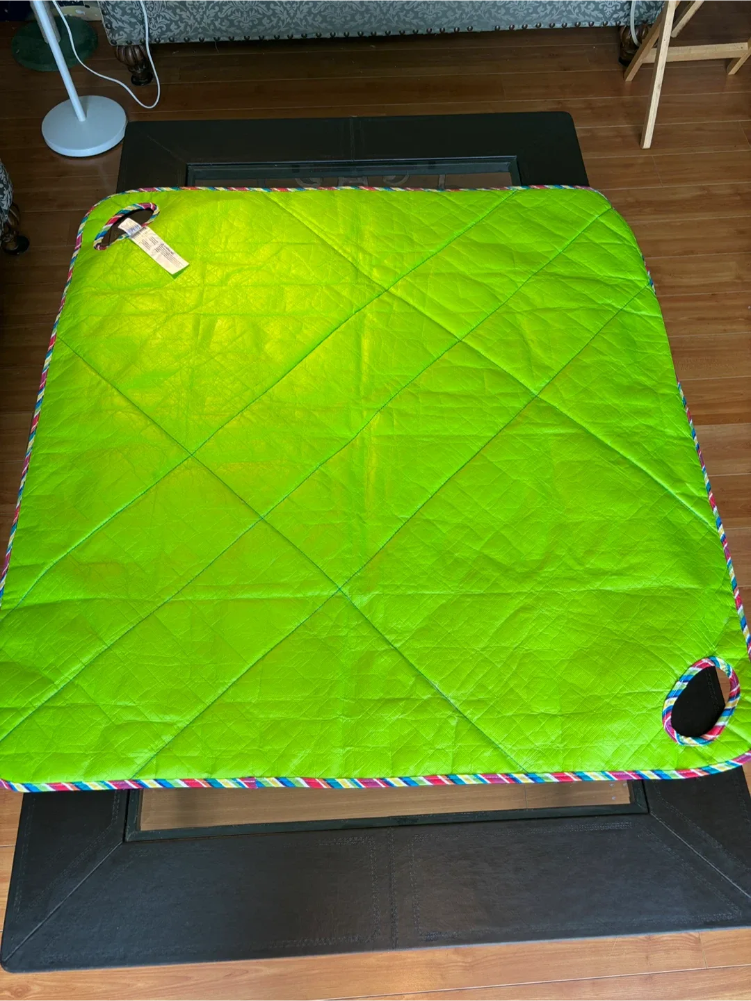 🐘 🌞 Lamaze Baby Playmat - Reversible 38” x 38” 🦙🦋 image indicator(4)