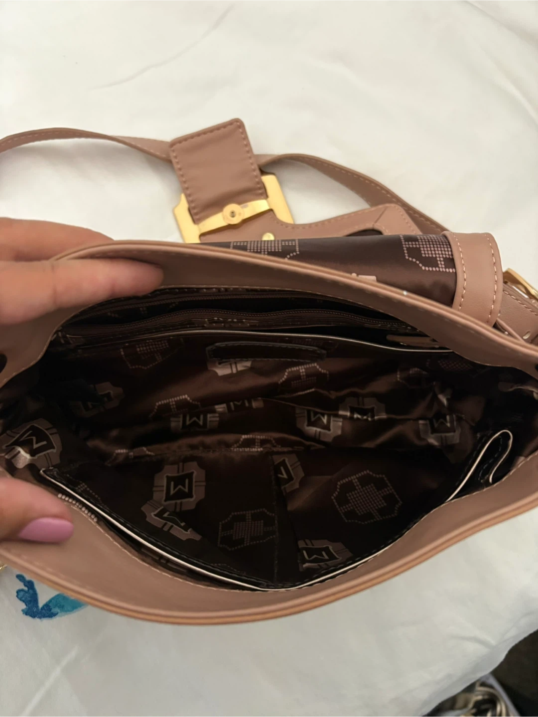 💕 Monet Pink Shoulder Bag – Elegant & New 💕 - photo 4