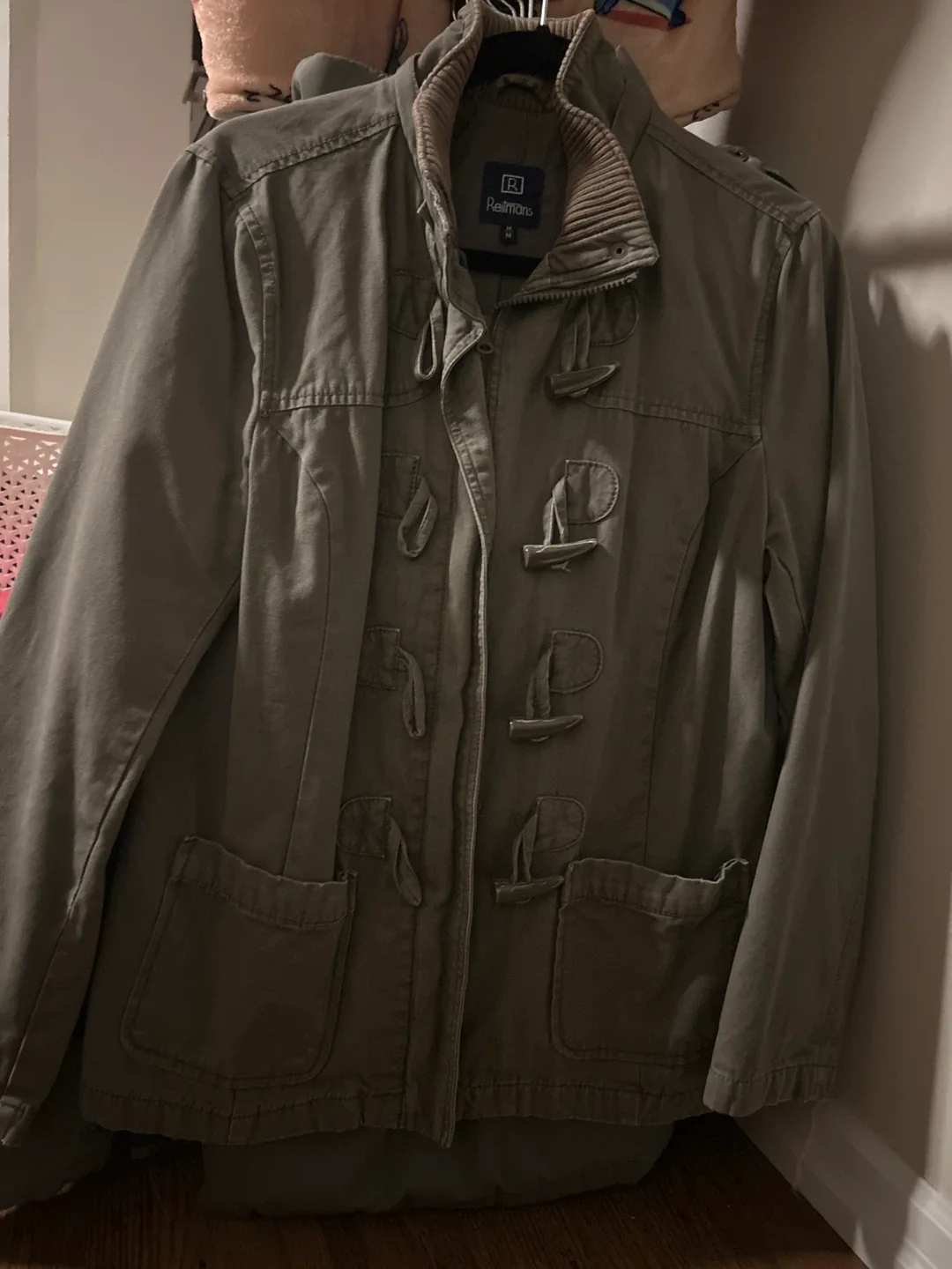 Reitmans Olive Green Jacket - Size M 🥕
