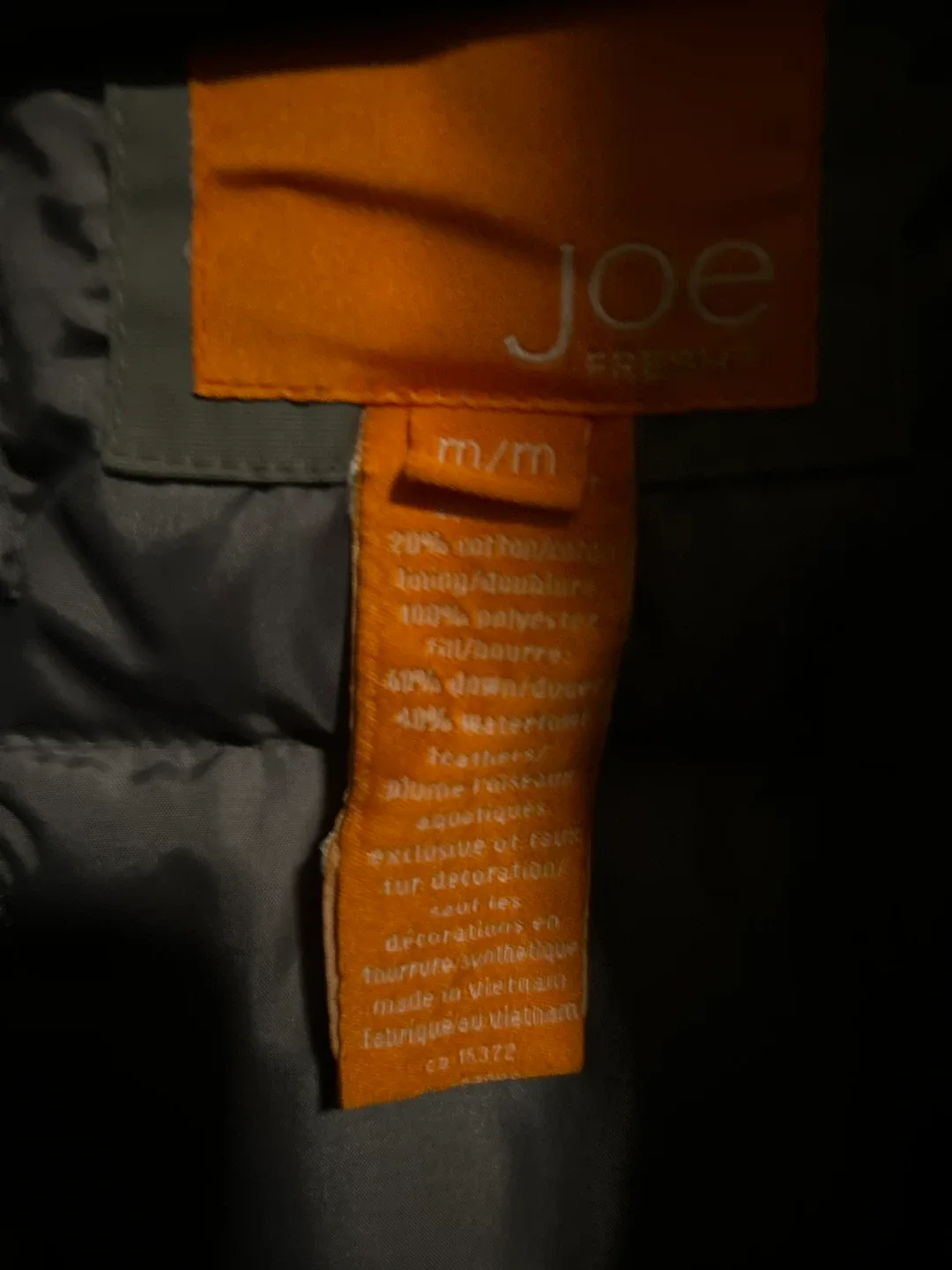 Joe Fresh Grey Down Filled Winter Coat 🥕 - Size M image indicator(2)