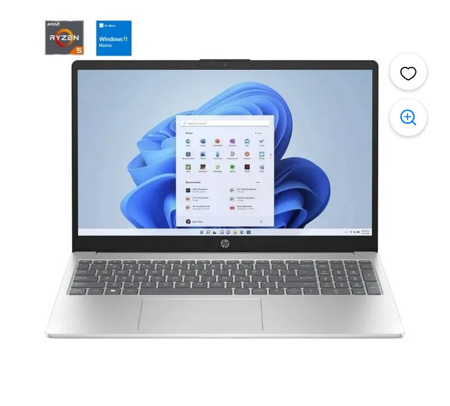 HP Laptop Silver | HP 15-fc0017ca image indicator(7)