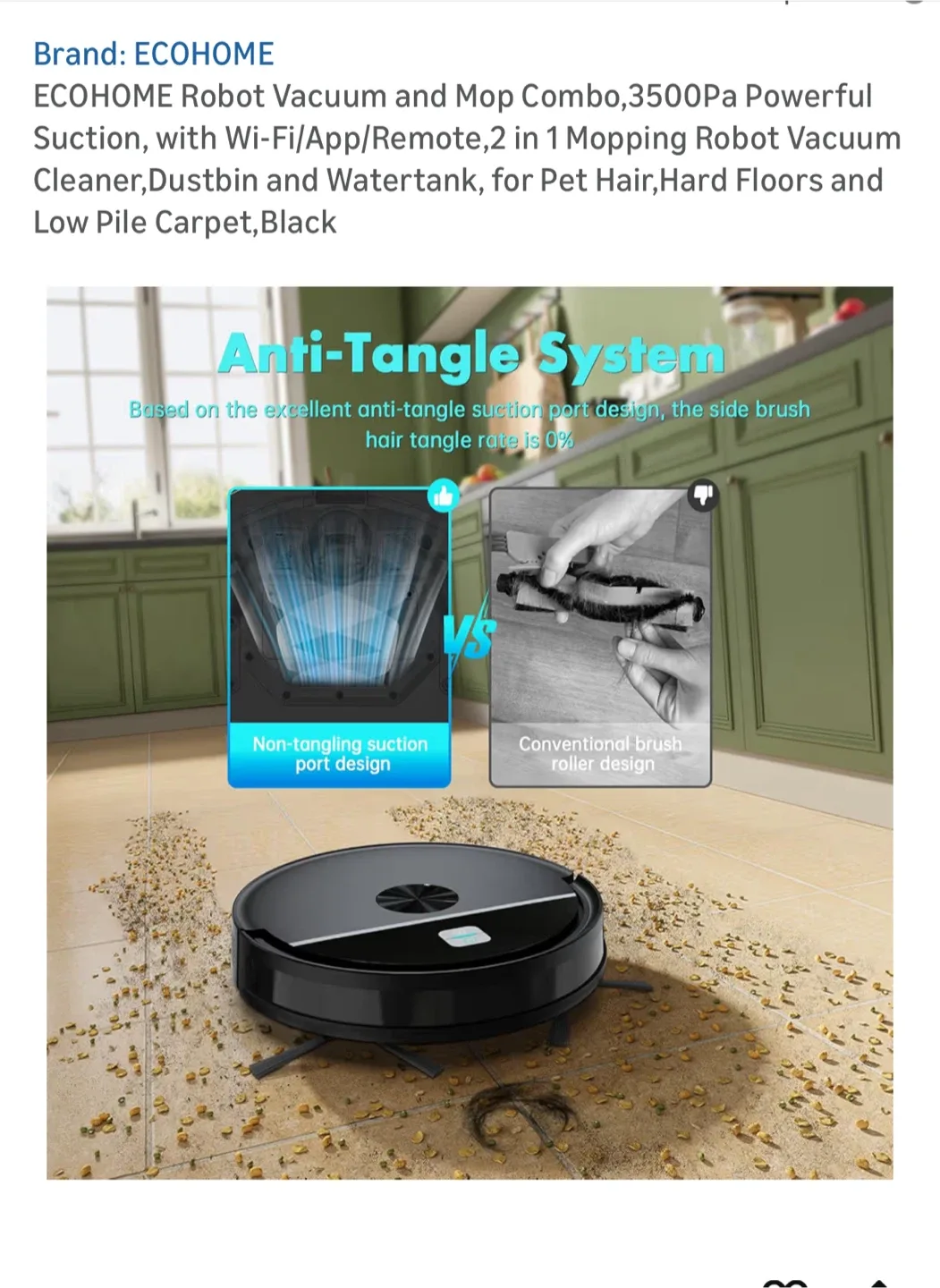 Brand new Robot Vacuum and Mop Combo image indicator(4)