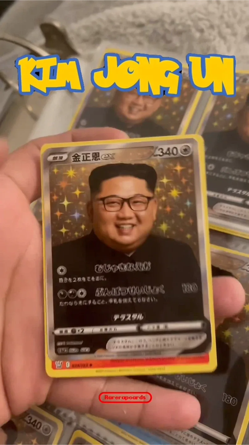 Kim Jong Un - single card Pokemon image indicator(4)