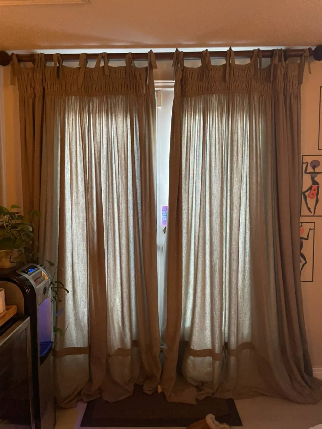 Linen Blend Curtains - Brown image indicator(2)