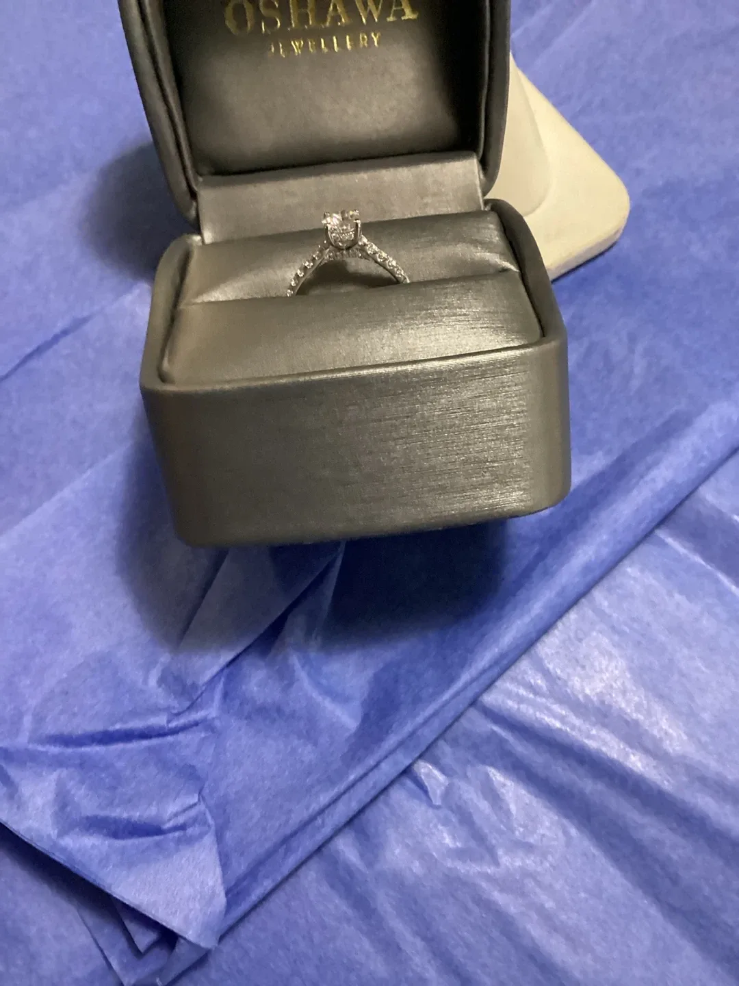 Osilawa 14k White Gold Diamond Ring image indicator(8)