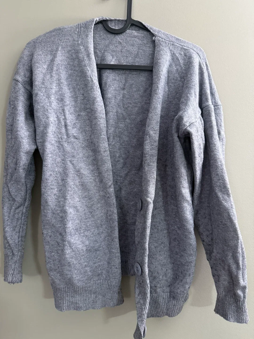 Grey Knit Cardigan thumbnail
