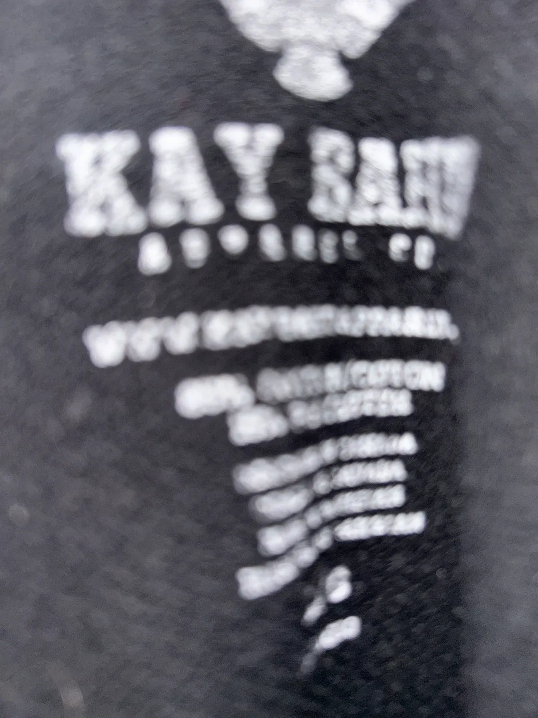 Kay Raw Apparel Black Hoodie - Size L 🥕 image indicator(2)