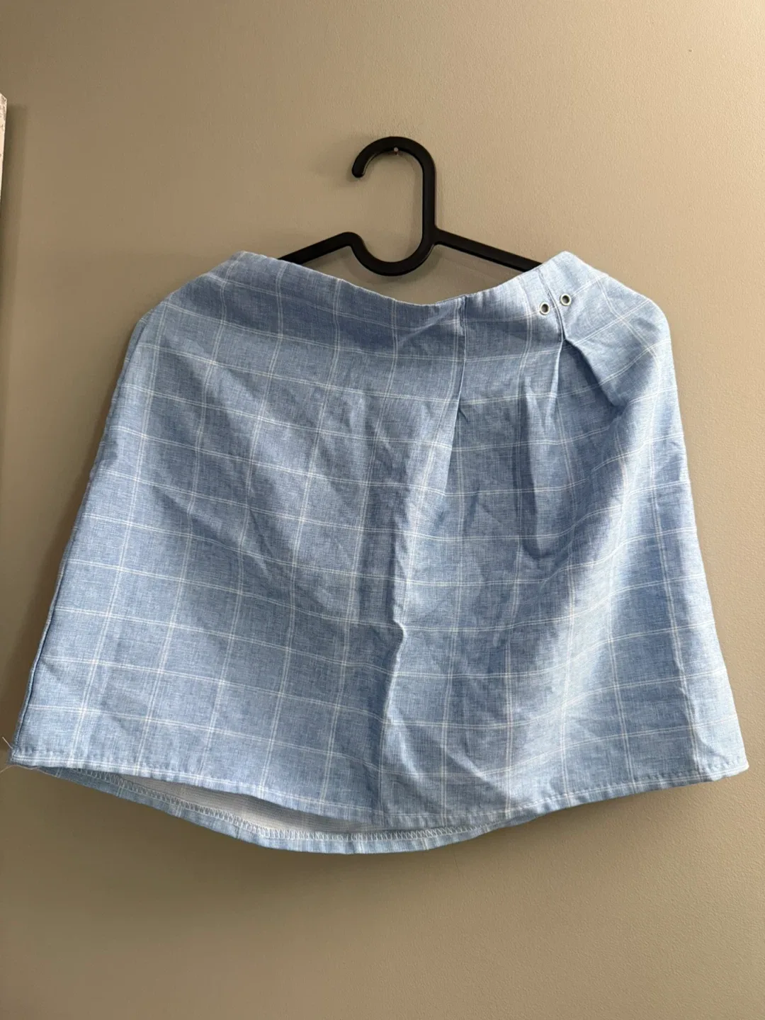 Blue Plaid Skirt thumbnail