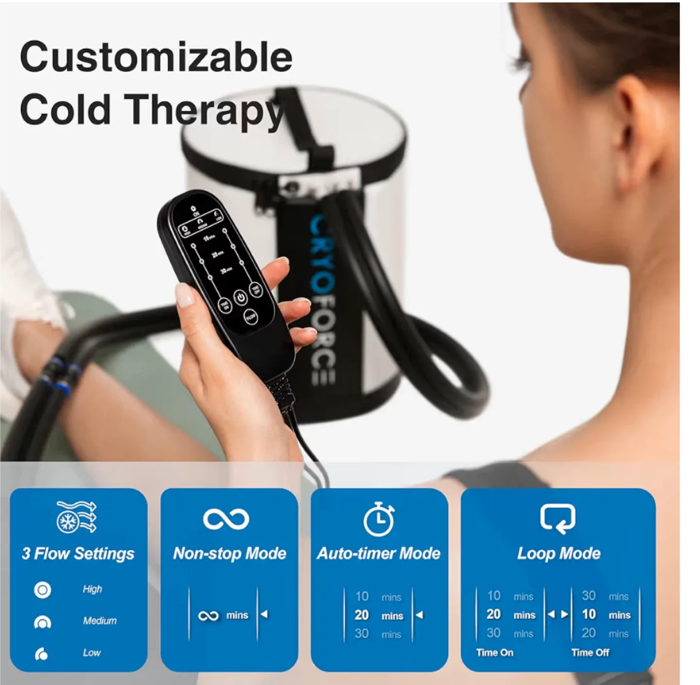 🥕CryoForce Cold Therapy Machine - Pain Relief System image indicator(2)