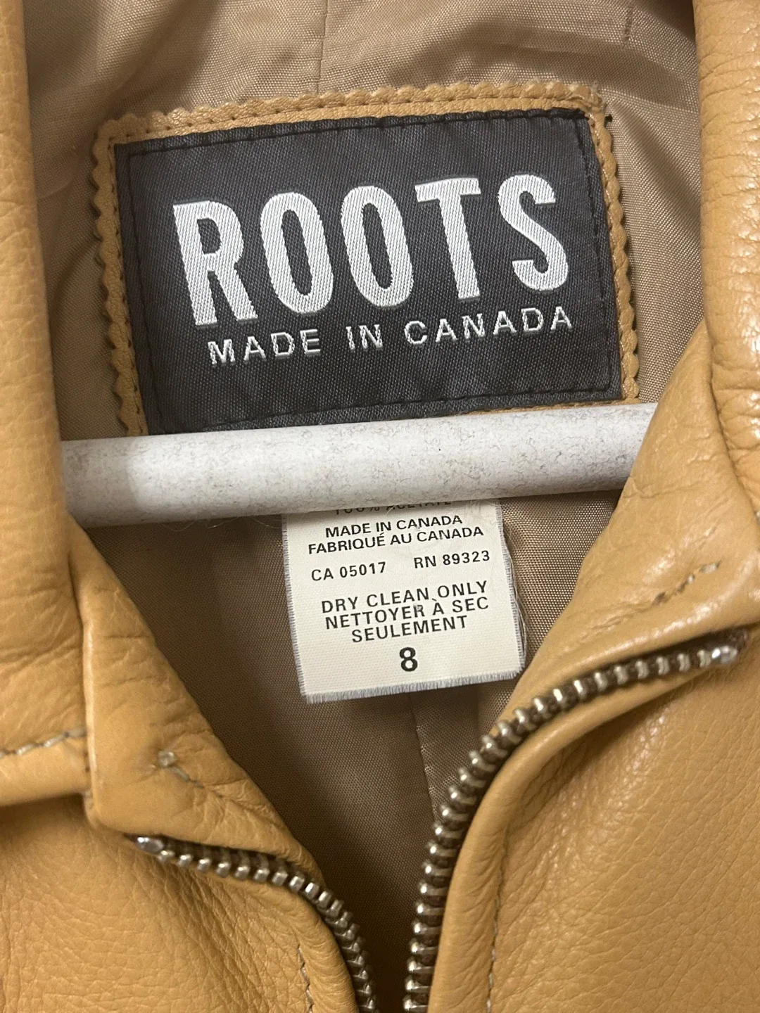 Roots Leather Jacket - Size 8 image indicator(2)
