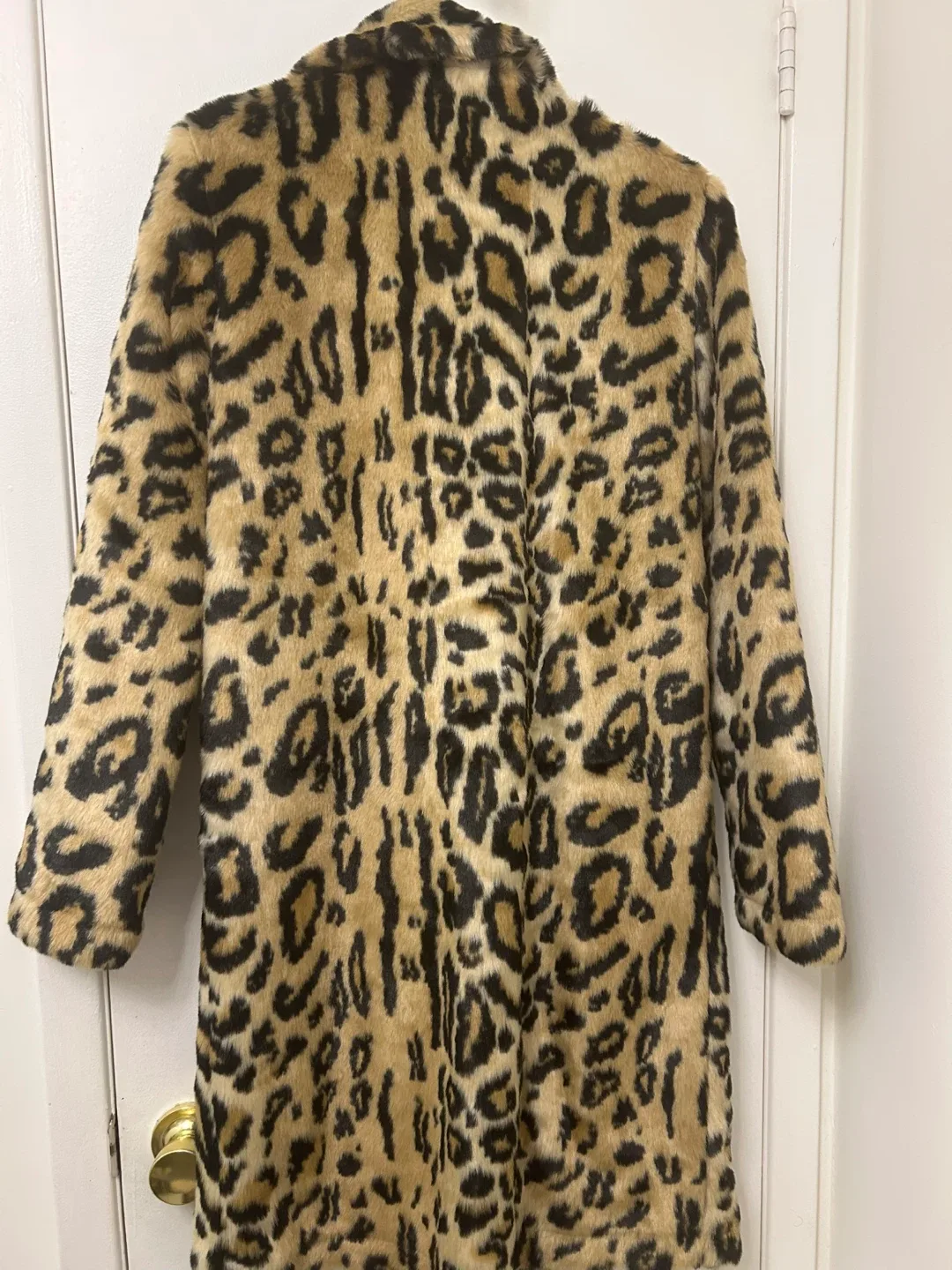 Forever 21 Leopard Print Faux Fur Coat - Size S image indicator(6)