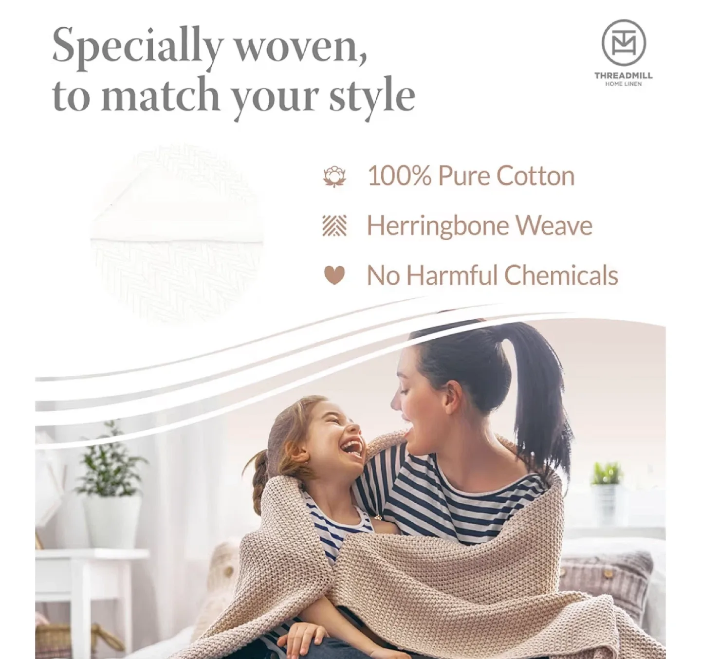 Threadmill Luxury Cotton Blanket - King/Cal King image indicator(5)