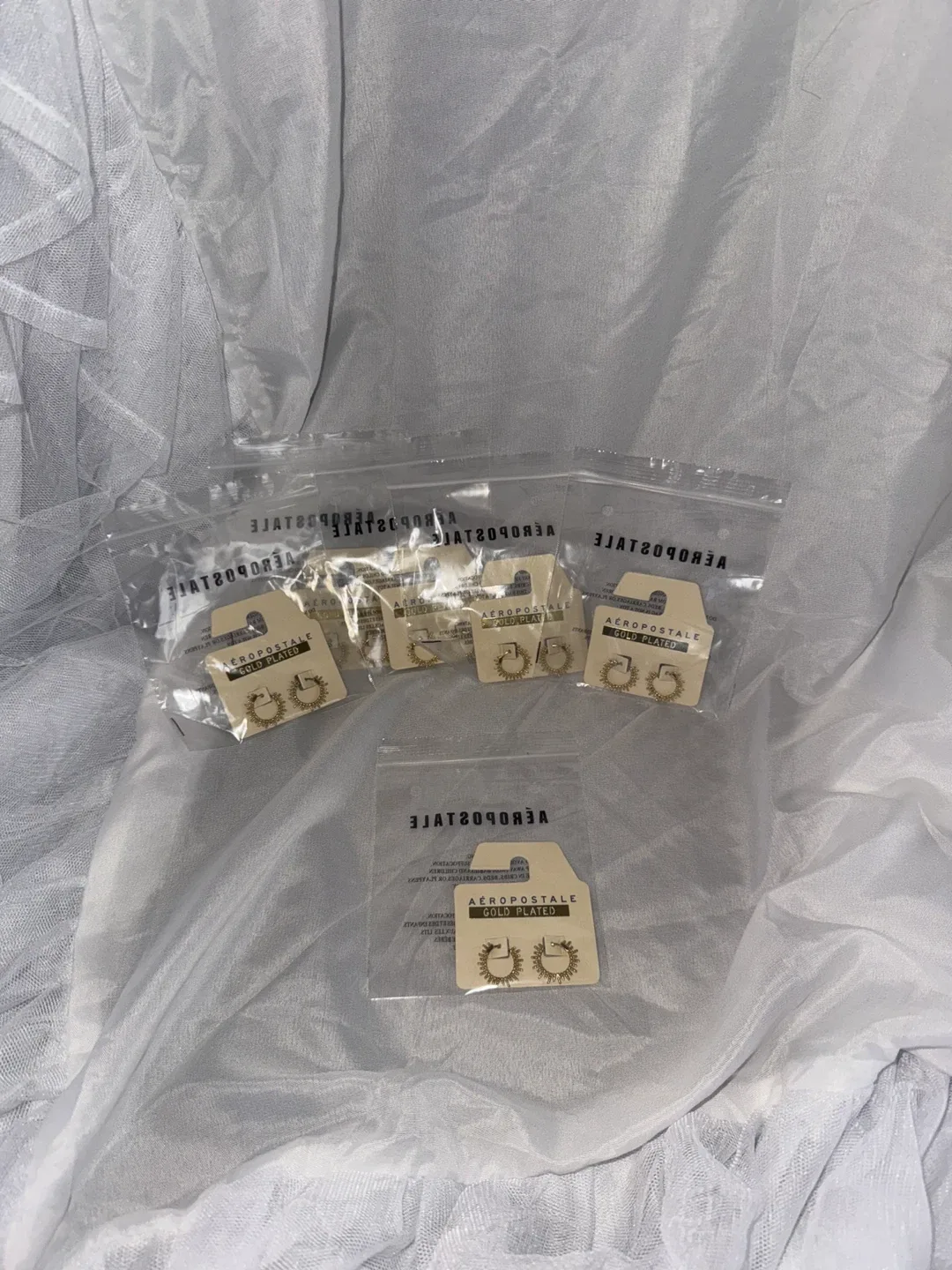 Aeropostale Gold Plated Earrings - New