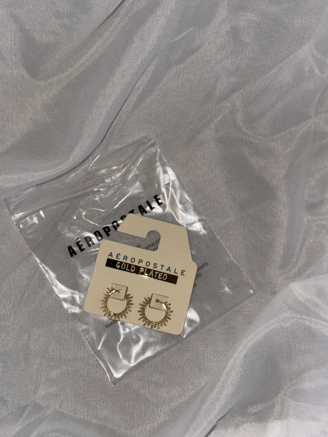 Aeropostale Gold Plated Earrings - New image indicator(2)