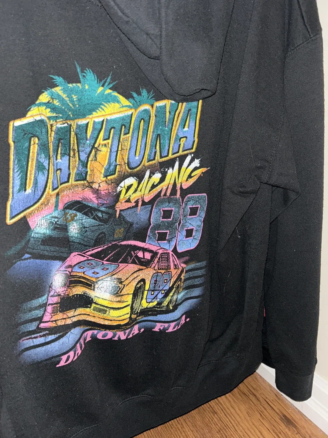 🥕Thrift Shop Exchange Daytona Racing Hoodie - XL/TG image indicator(3)