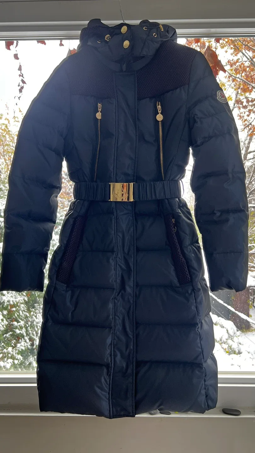 Navy blue Padded Down Coat