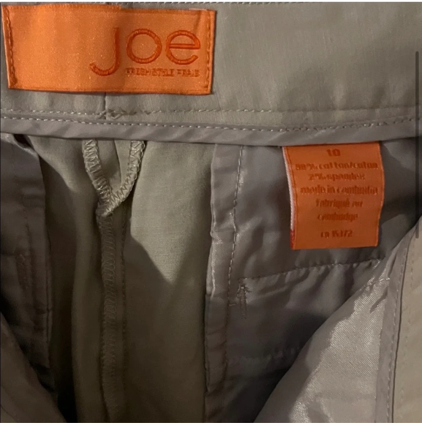 Joe Fresh Khaki women’s pants - Size 10 image indicator(3)
