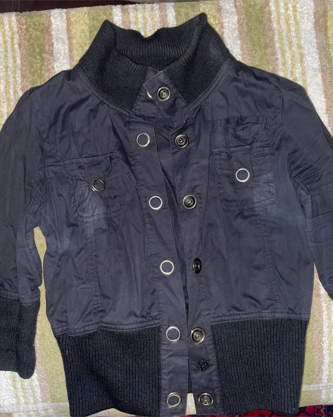 Black Button-Up Jacket