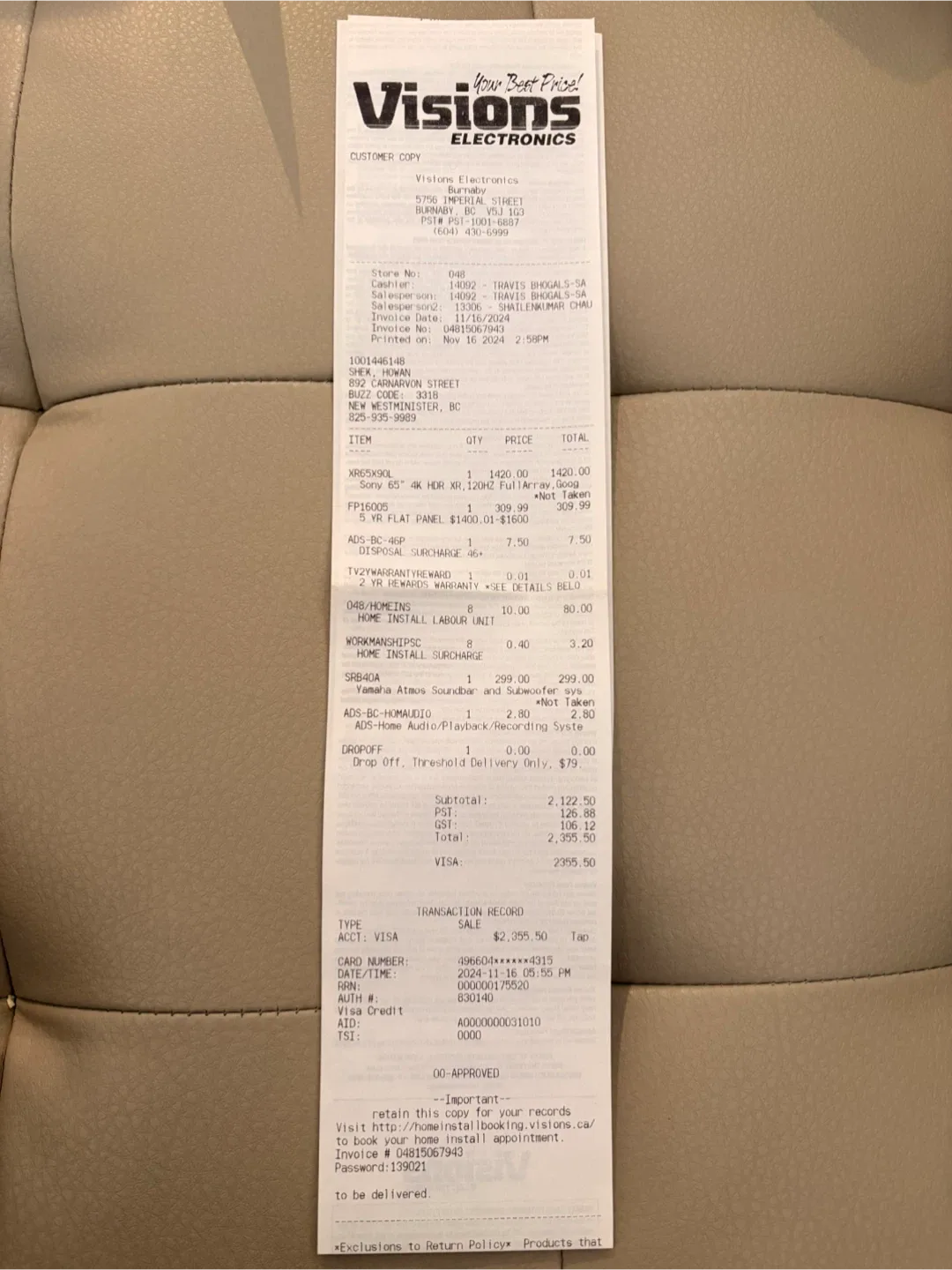 Sony 65" 4K HDR XR X90K TV image indicator(2)