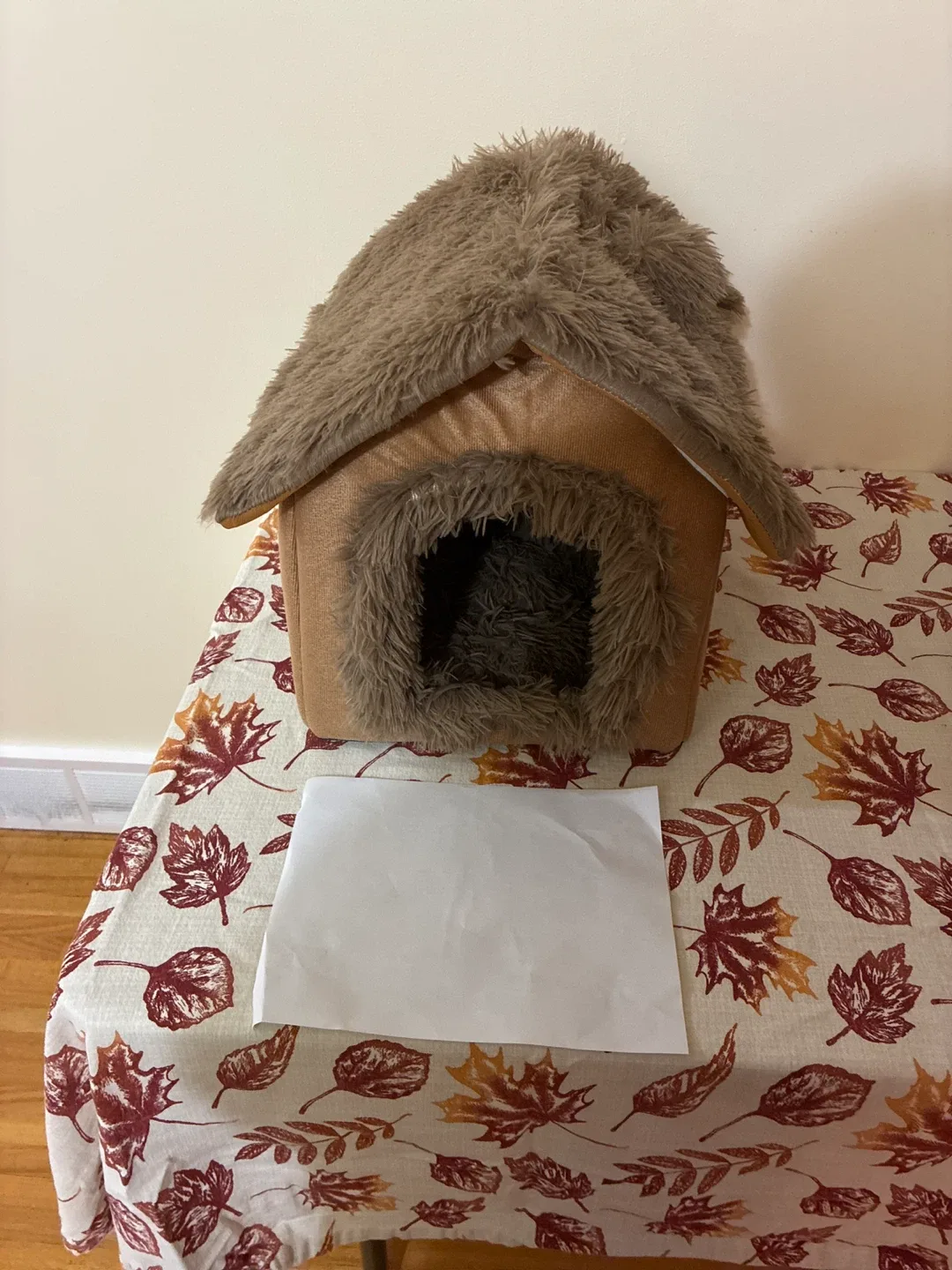 Cute Brown Plush Pet House image indicator(3)