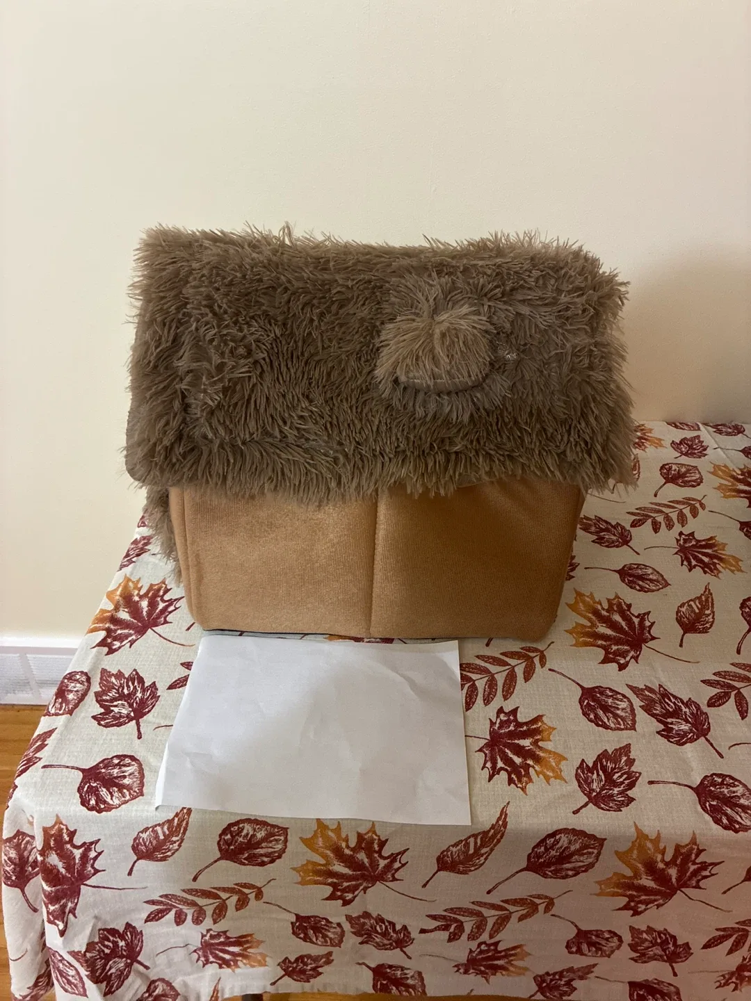Cute Brown Plush Pet House image indicator(4)