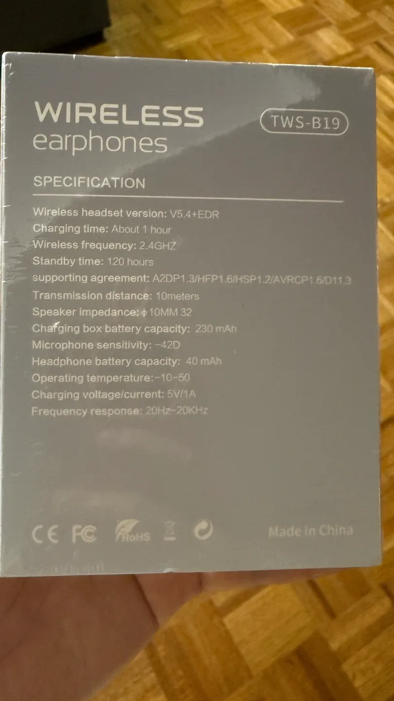 Wireless Earphones Enjoy Bass TWS-B19 - New image indicator(2)