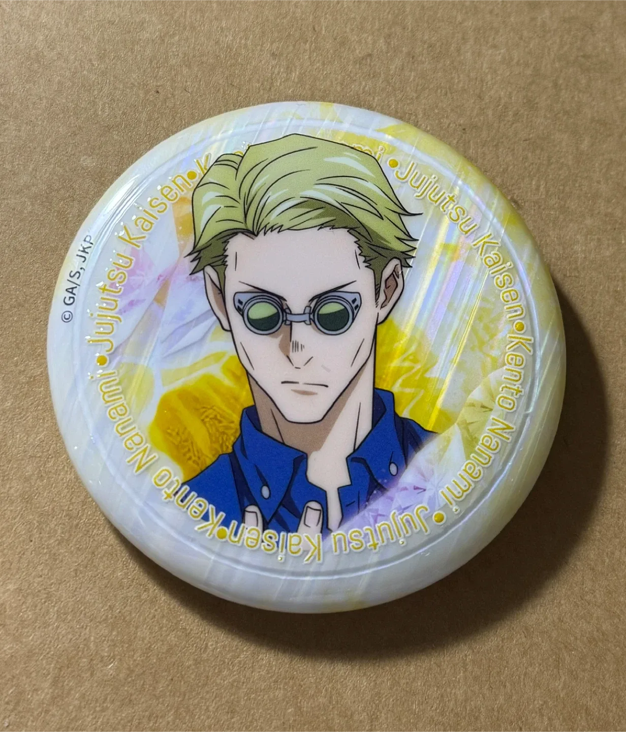 Jujutsu Kaisen Kento Nanami Button Pin