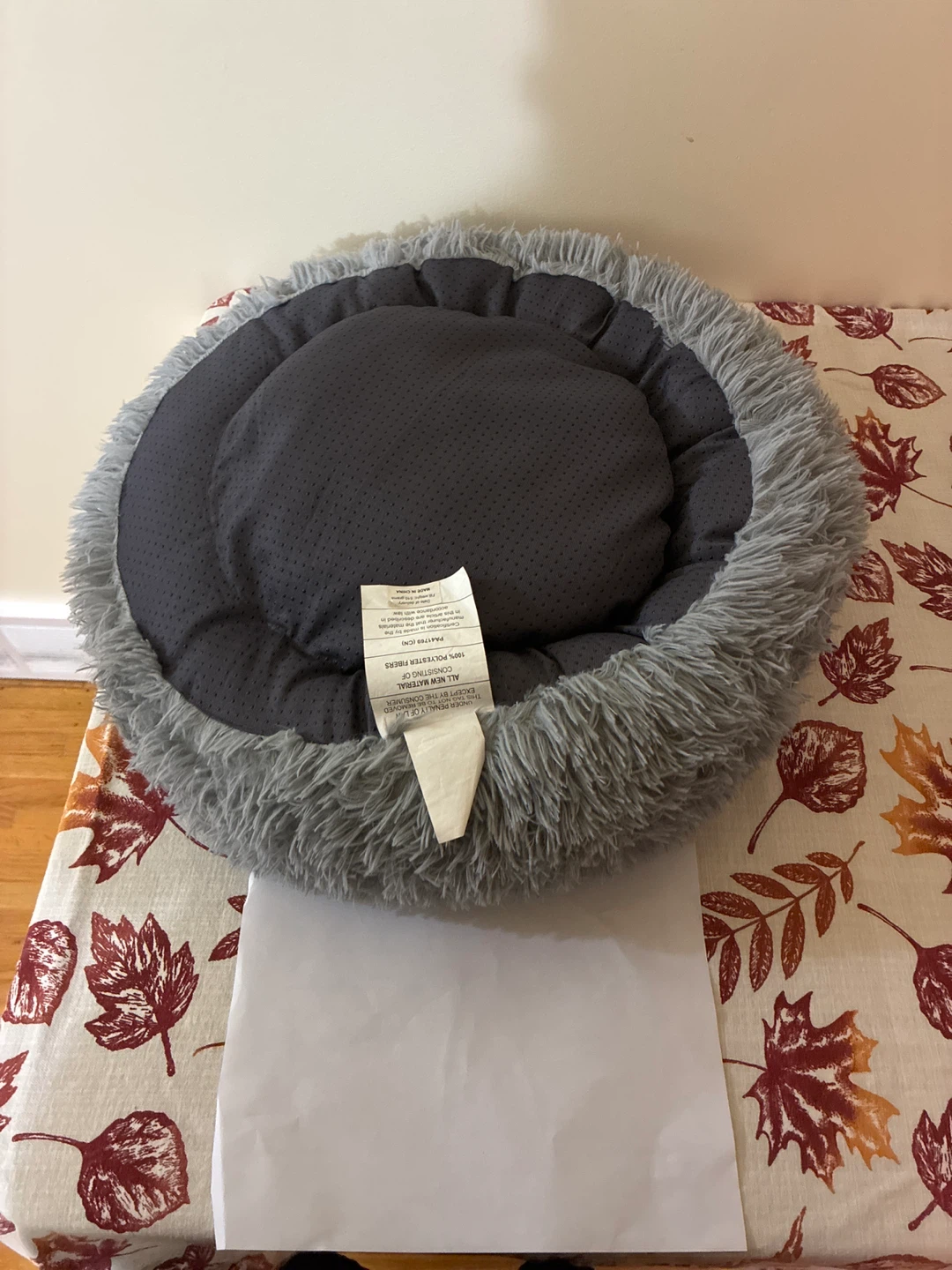 Grey Round Pet Bed - photo 2