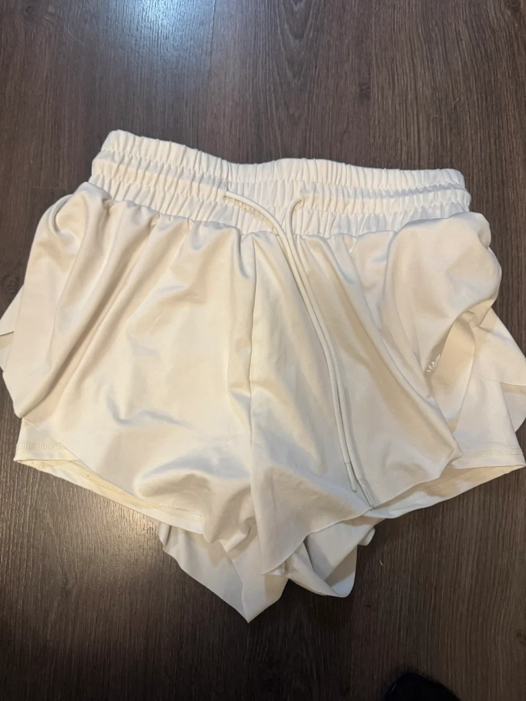 White Running Shorts