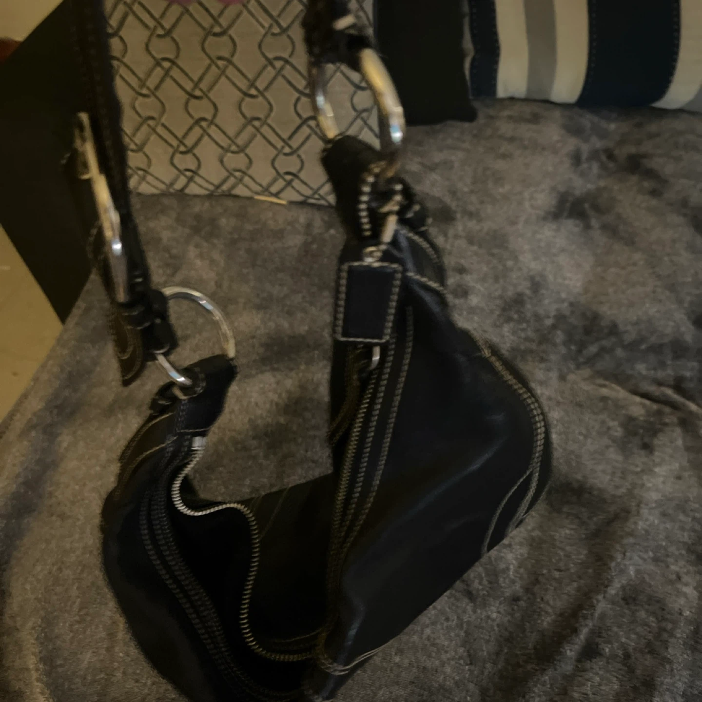 Coach Black Leather Hobo Bag - photo 3