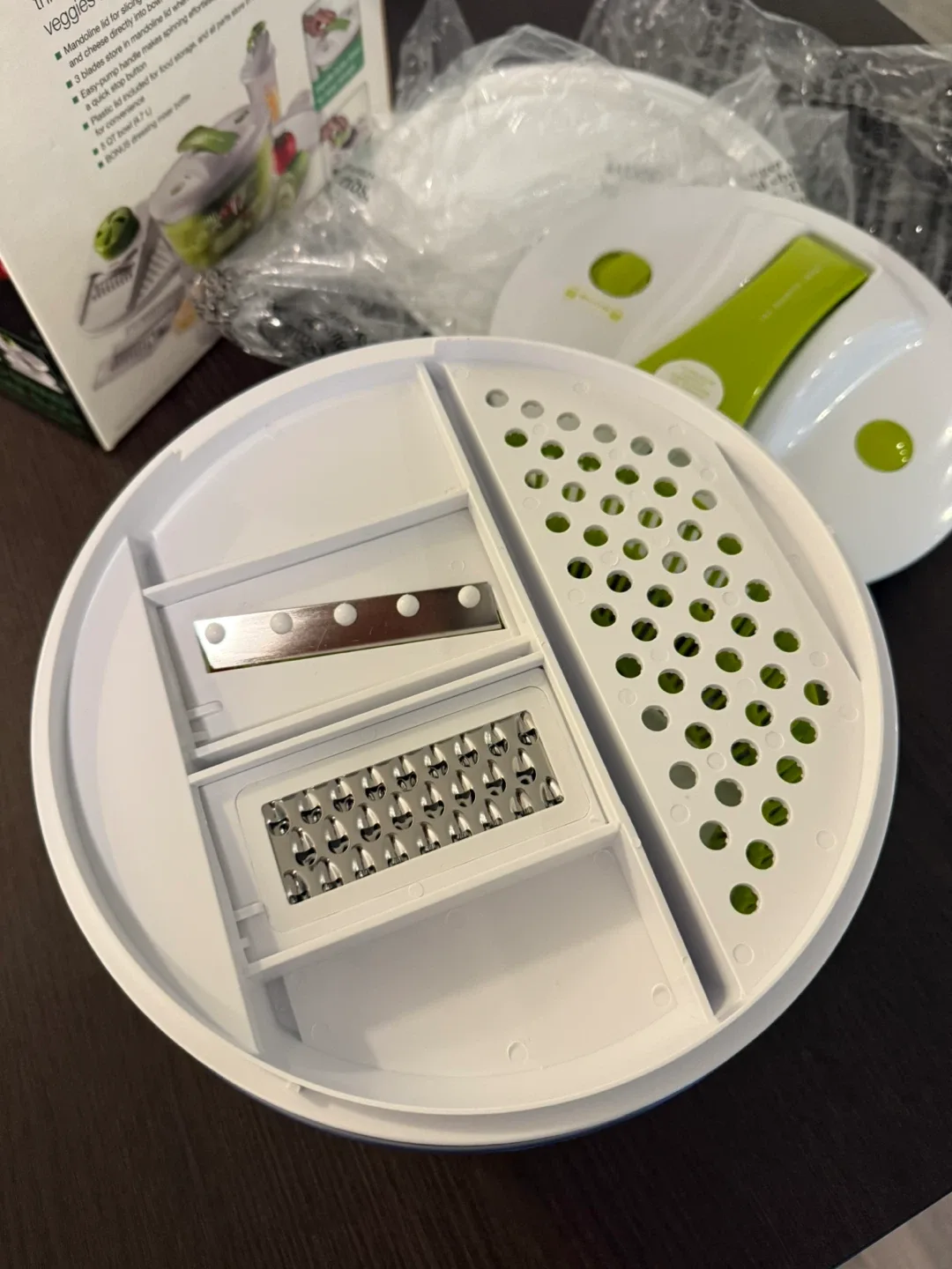 Salad Spinner Mandoline Slicer image indicator(4)