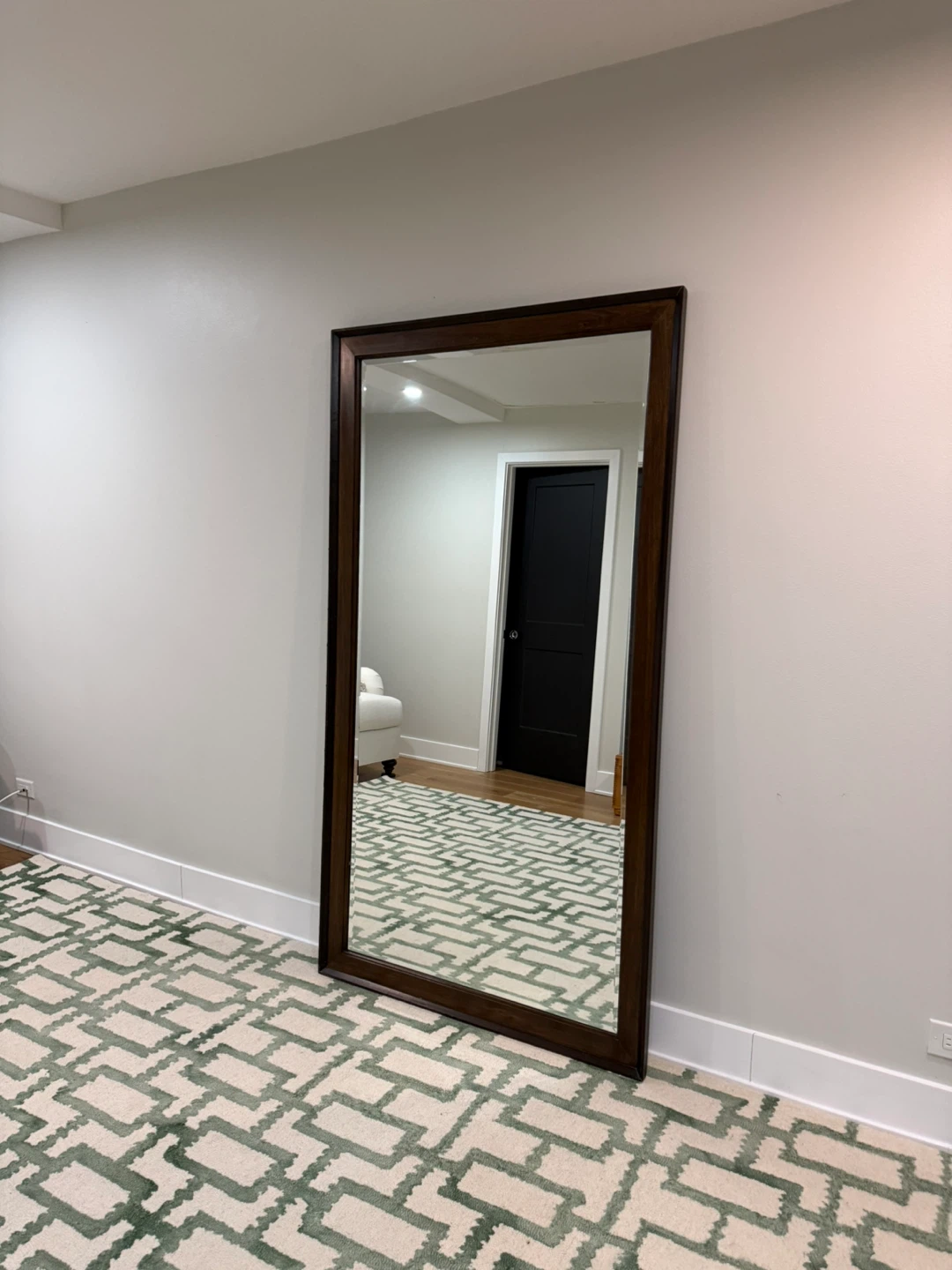 Large Framed Wall Mirror