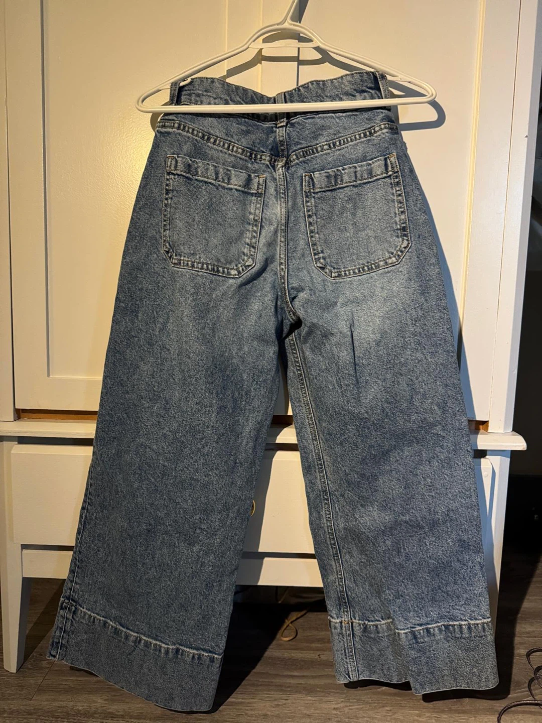 Wide Leg Denim Jeans - photo 2