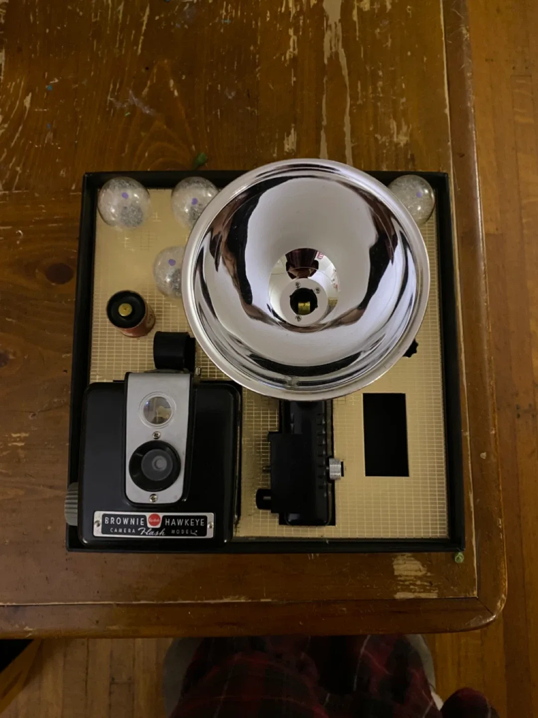 Vintage Kodak Brownie Hawkeye Flash Outfit Camera image indicator(2)