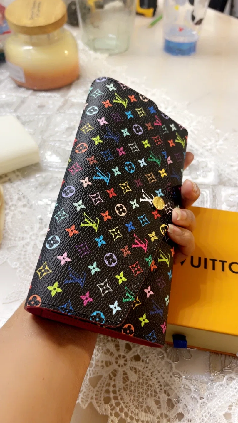 Louis Vuitton Black Multicolor Wallet image indicator(2)