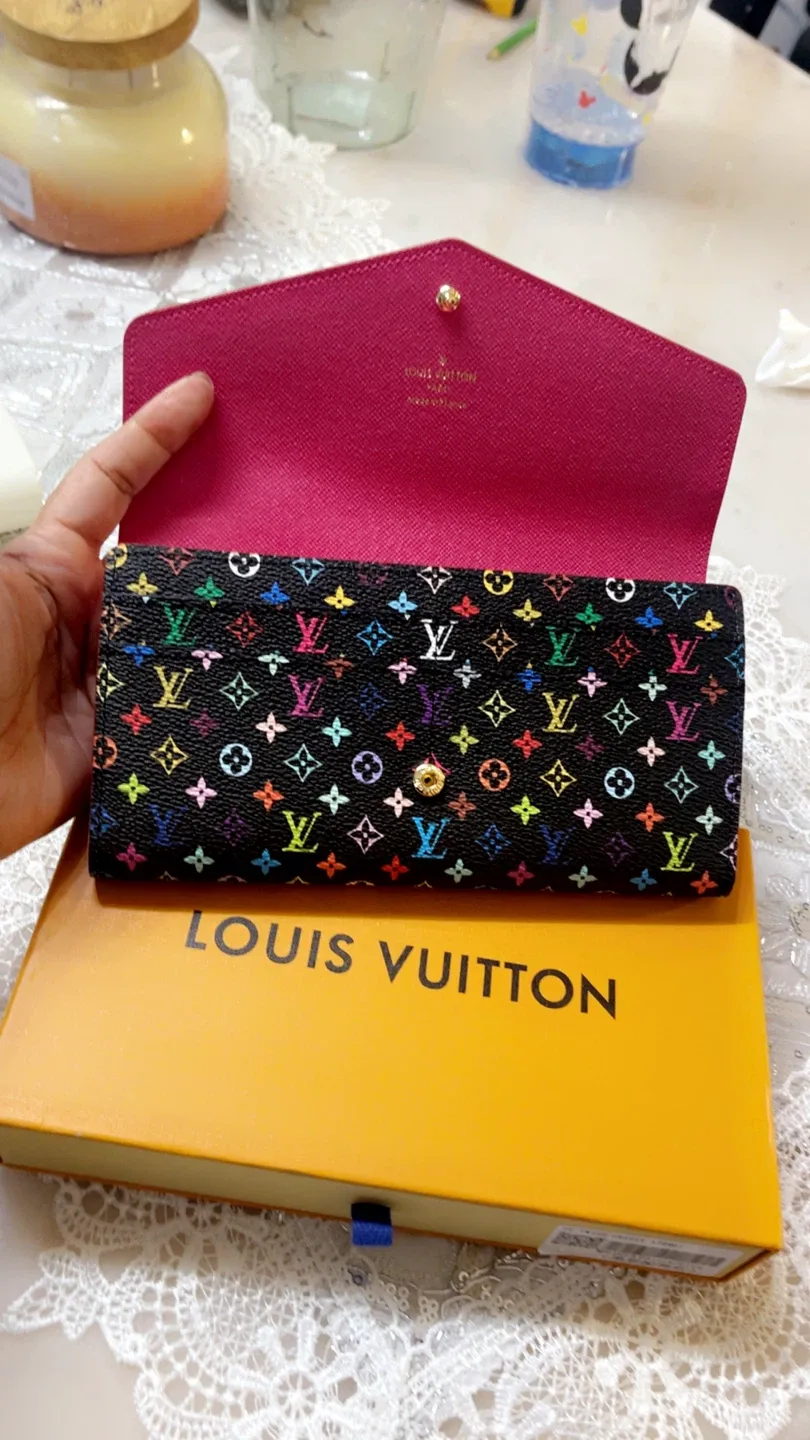 Louis Vuitton Black Multicolor Wallet image indicator(5)