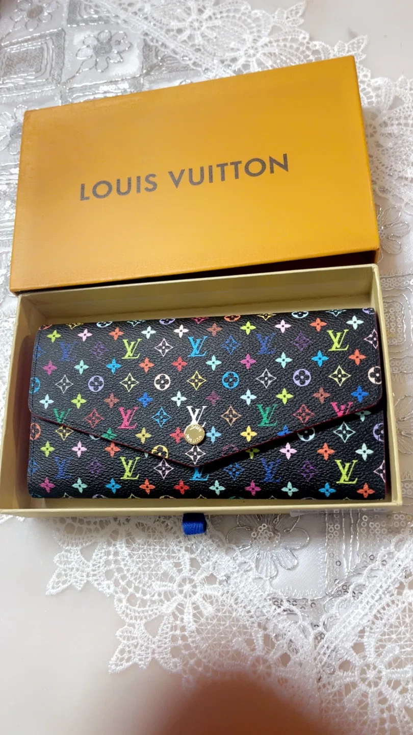 Louis Vuitton Black Multicolor Wallet image indicator(4)