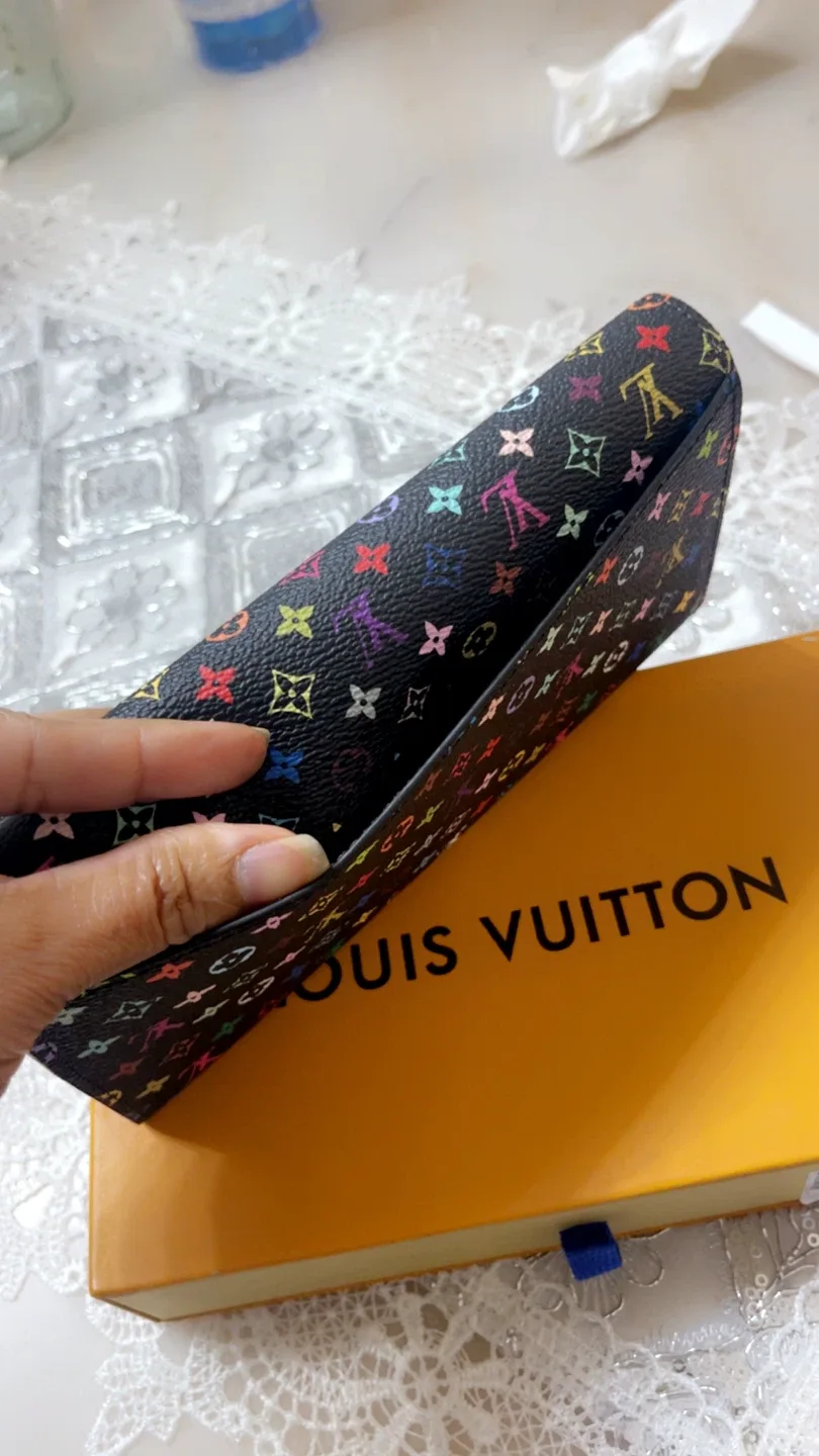 Louis Vuitton Black Multicolor Wallet image indicator(8)