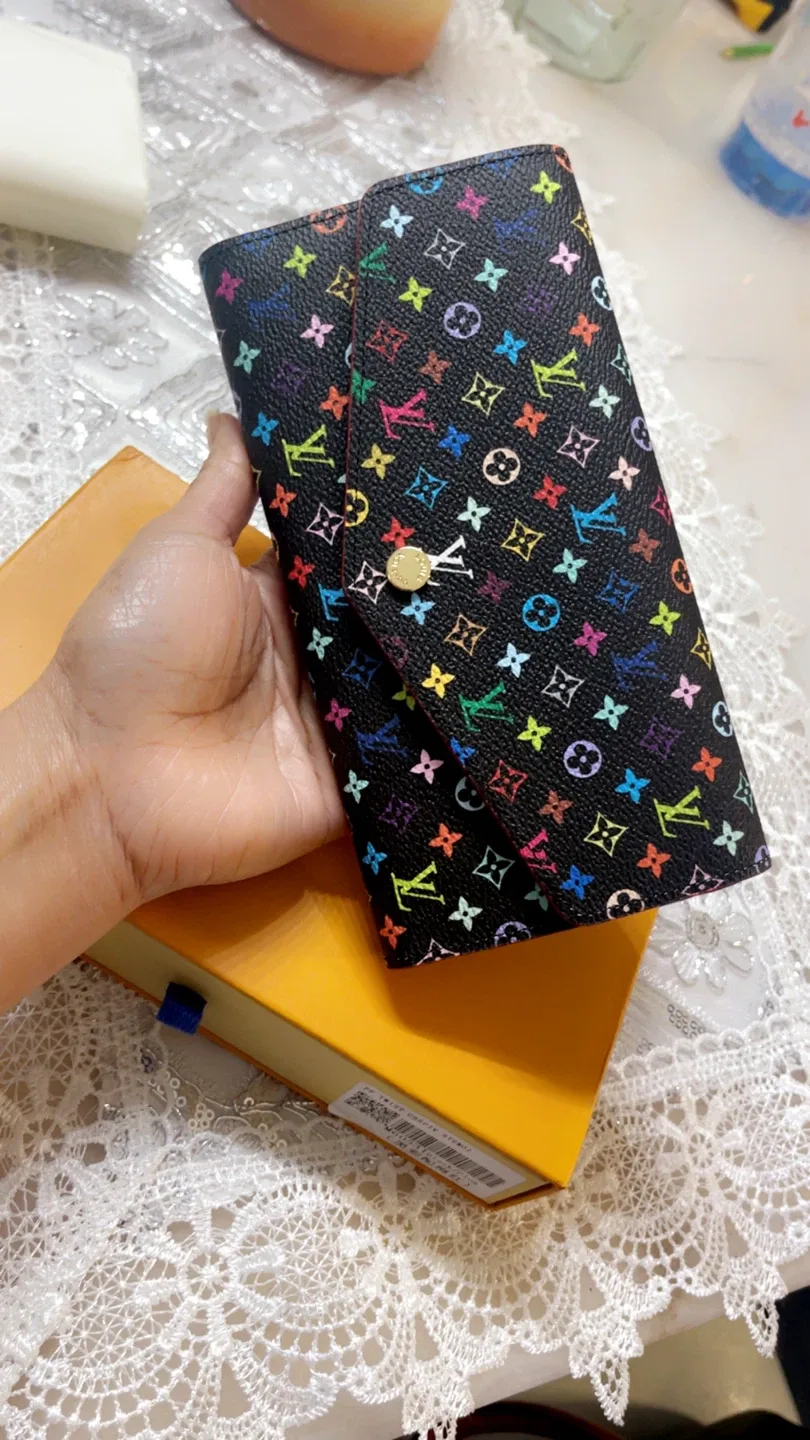 Louis Vuitton Black Multicolor Wallet image indicator(7)