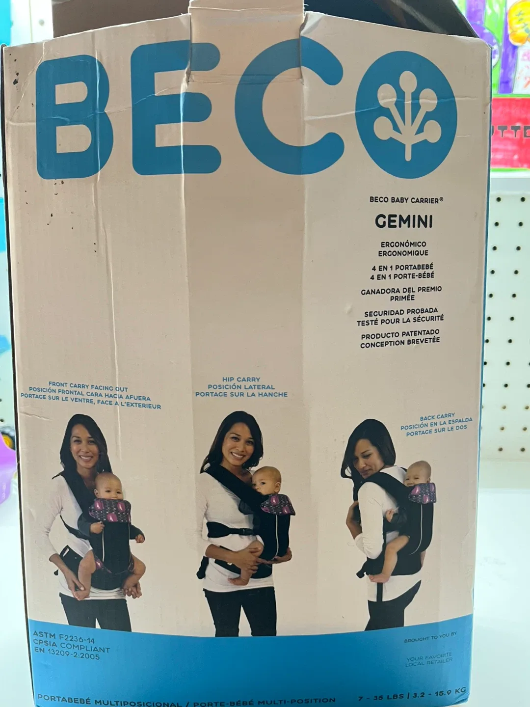 Beco Gemini Baby Carrier - Like New! image indicator(2)