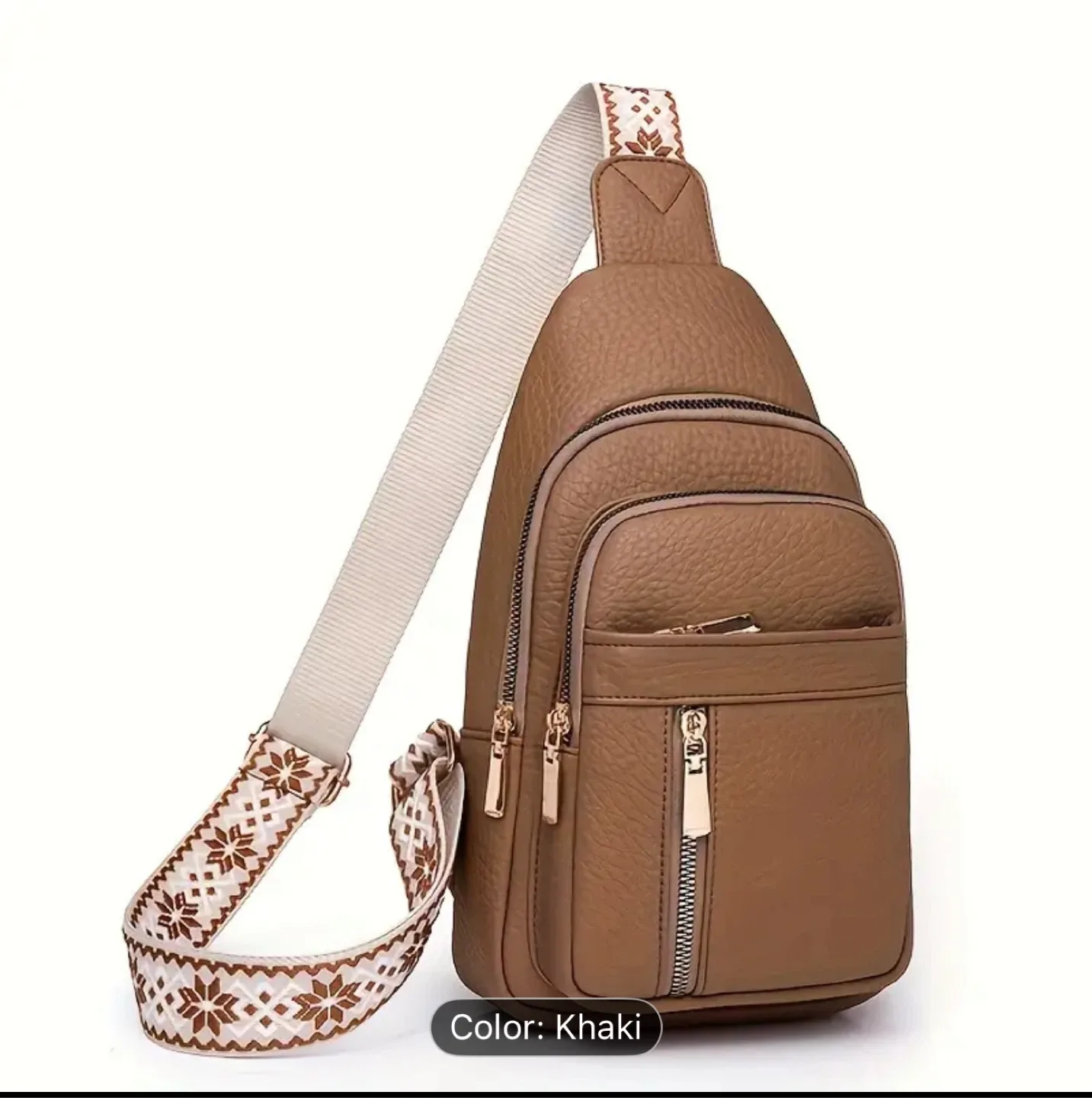 Khaki Sling Bag