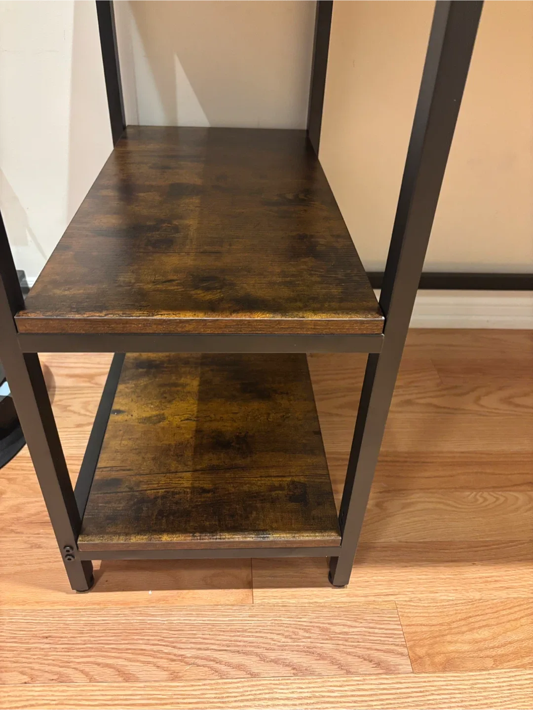 Rustic Brown Desk with Shelves- image indicator(4)