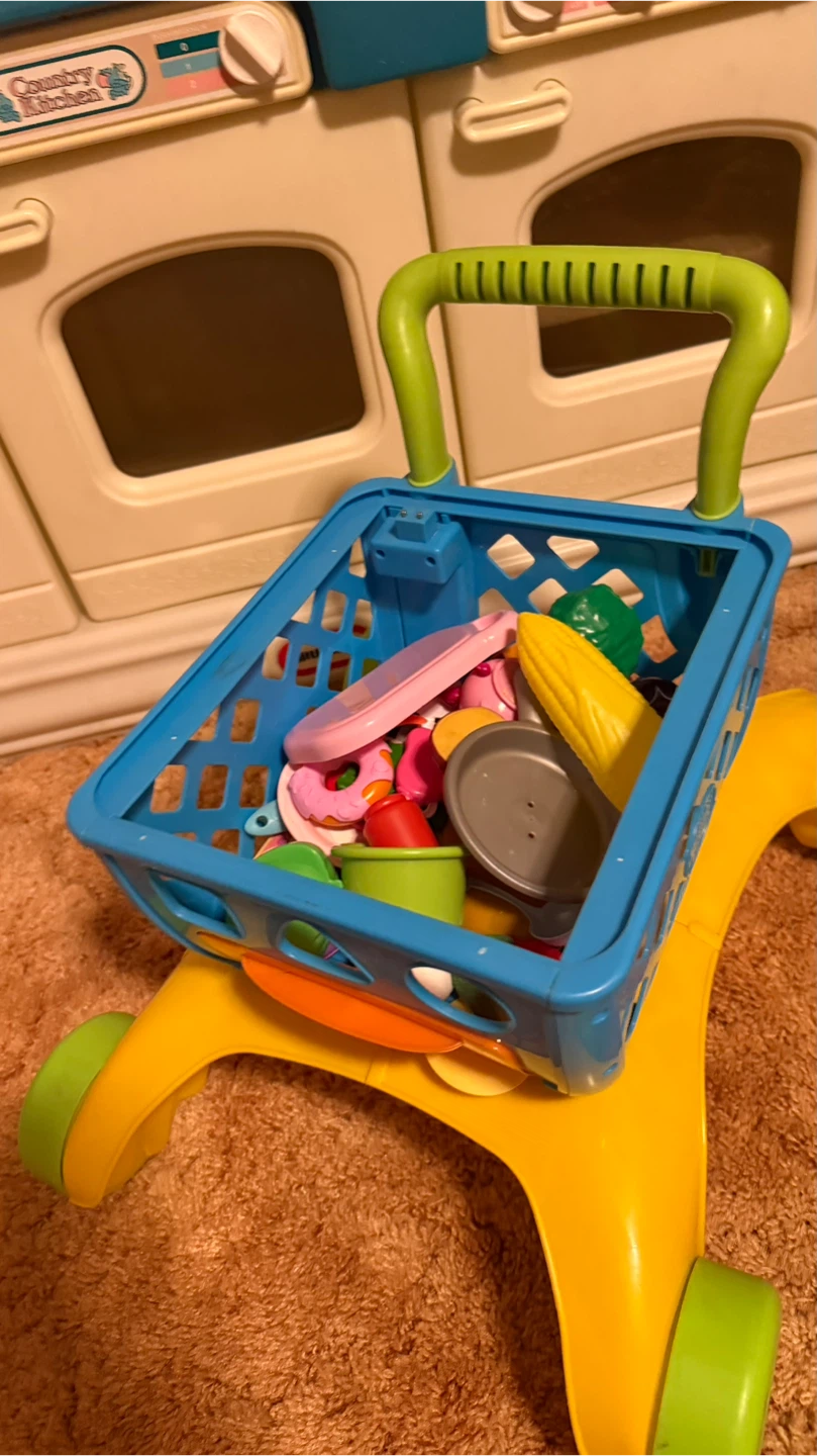 Little Tikes Kitchen Shopping Cart Toy food Check more pictures - photo 3