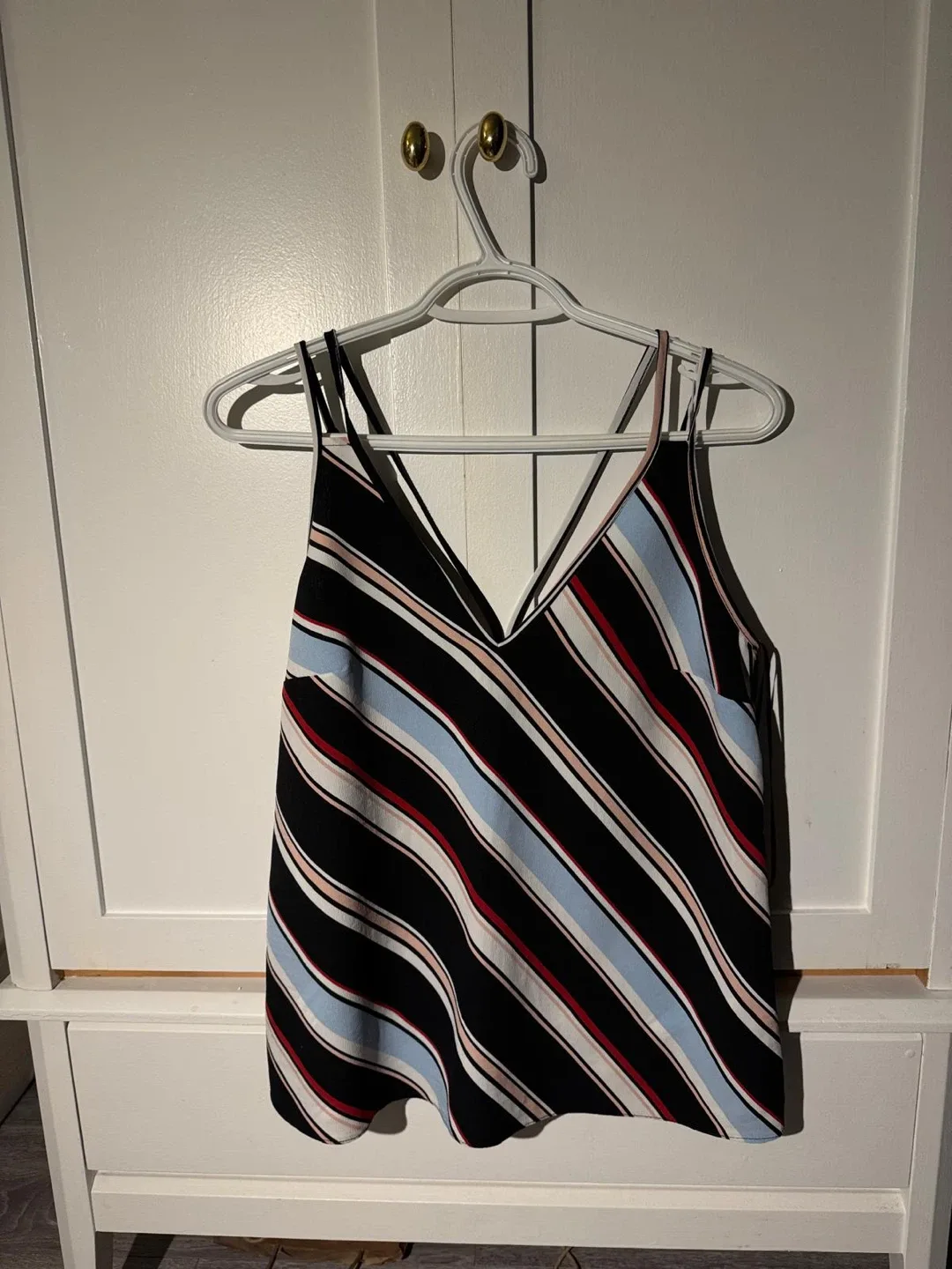 Striped Cami Top - Size Small